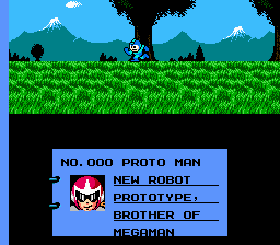 Character called "Proto Man", claimed to be Mega Man's brother